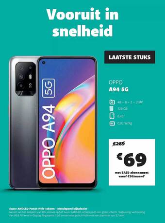 Base Oppo a94 5g aanbieding