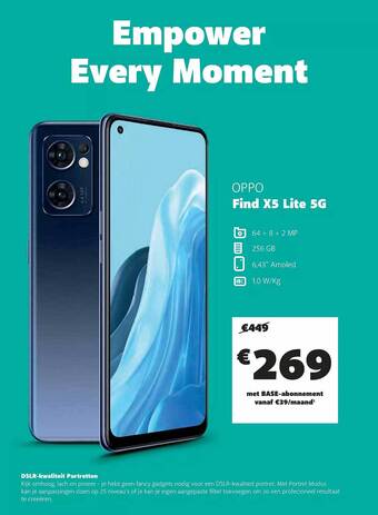 Base Oppo find x5 lite 5g aanbieding