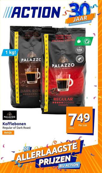 Action Koffiebonen aanbieding