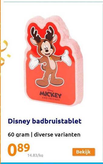 Action Disney badbruistablet aanbieding