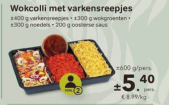 Bon Ap Wokcolli met varkensreepjes aanbieding