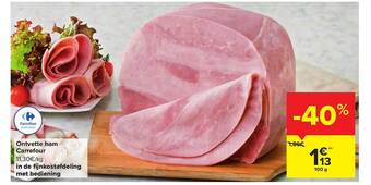 Carrefour Ontvette ham aanbieding