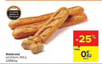 Carrefour Stokbrood aanbieding