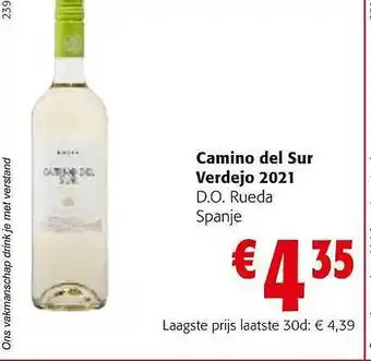 Colruyt Camino del sur verdejo do rueda aanbieding