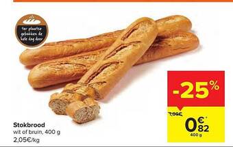 Carrefour Market Stokbrood aanbieding