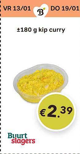 Bon Ap Kip curry aanbieding