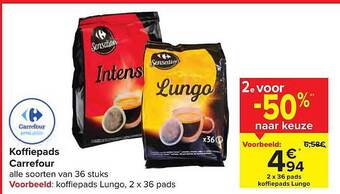 Carrefour Market Koffiepads aanbieding