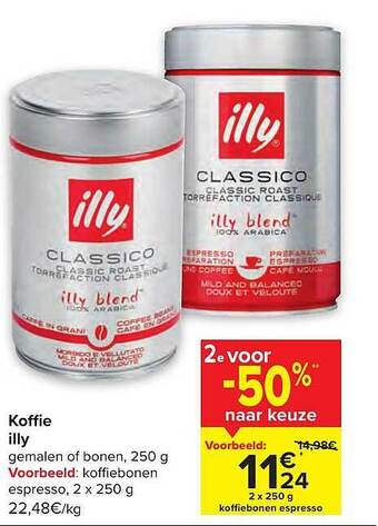 Carrefour Koffie illy aanbieding