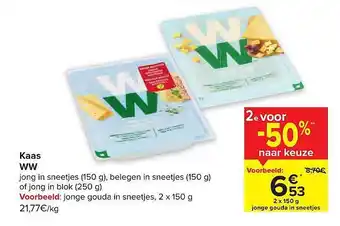 Carrefour Market Kaas ww aanbieding