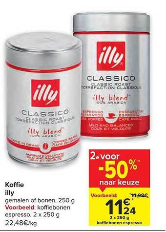 Carrefour Market Koffie illy aanbieding