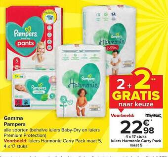 Carrefour Market Gamma pampers aanbieding