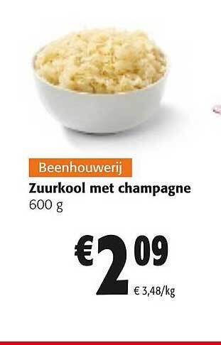 Zuurkool met champagne