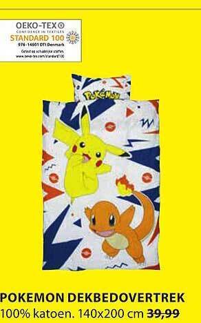 Pokemon dekbedovertrek