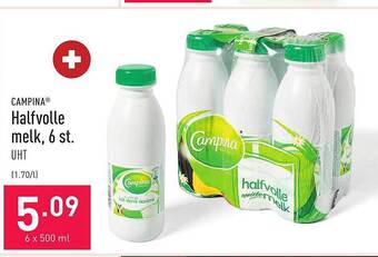 ALDI Campina halfvolle melk aanbieding