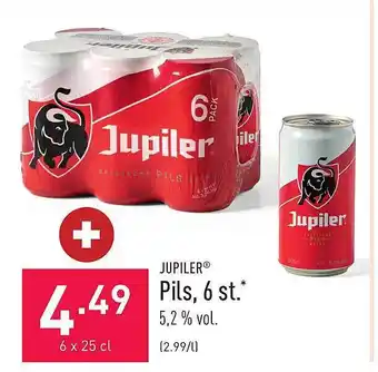 ALDI Jupiler pils aanbieding