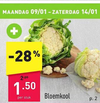 ALDI Bloemkool aanbieding