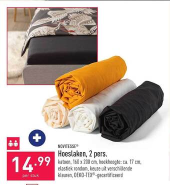 ALDI Novitesse hoeslaken aanbieding