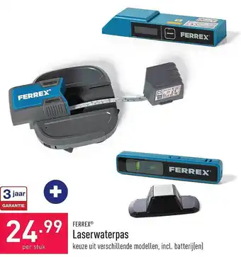 ALDI Ferrex laserwaterpas aanbieding