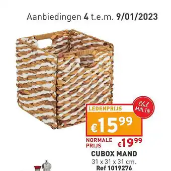 Trafic Cubox mand aanbieding