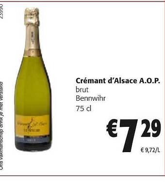 Colruyt Crémant d'alsace aop aanbieding