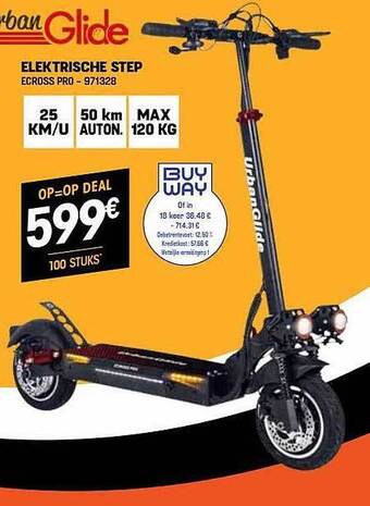 Electro Depot Elektrische step aanbieding