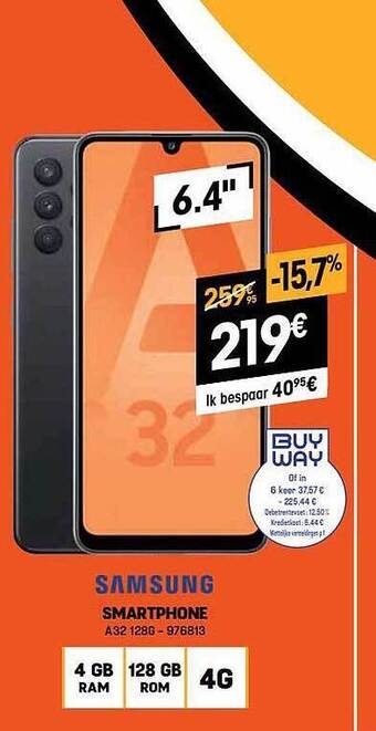Electro Depot Samsung smartphone aanbieding