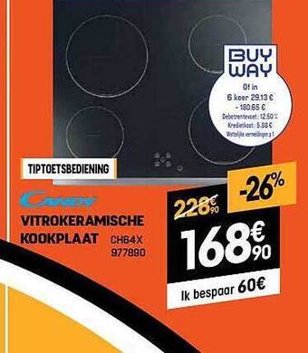 Electro Depot Candy vitrokeramische kookplaat aanbieding