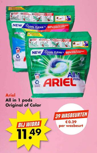 Wibra Ariel all in 1 pods aanbieding
