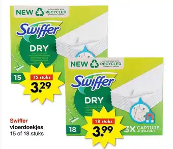 Wibra Swiffer vloerdoekjes aanbieding