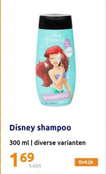 Action Disney shampoo aanbieding