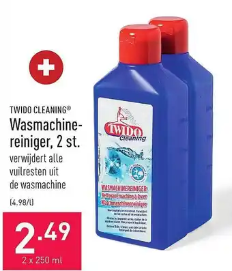 ALDI Twido cleaning wasmachinereiniger aanbieding