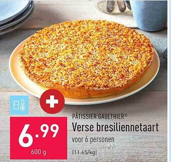 ALDI Verse bresiliennetaart aanbieding