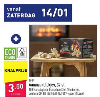 ALDI Bbq aanmaakblokjes aanbieding