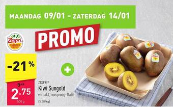 ALDI Zespri kiwi sungold aanbieding