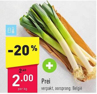 ALDI Prei aanbieding