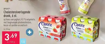 ALDI Optifit cholesterolverlagende drank aanbieding
