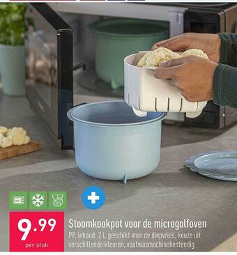 Stoomkookpot voor de microgolfoven