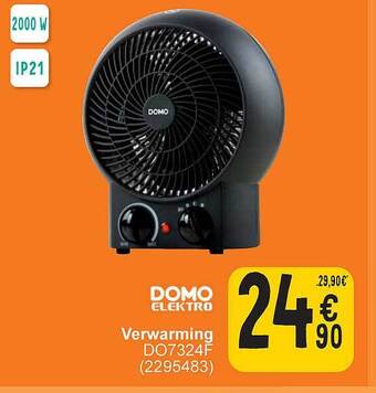 Cora Domo elektro verwarming aanbieding