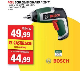 Accu schroevendraaier ixo 7