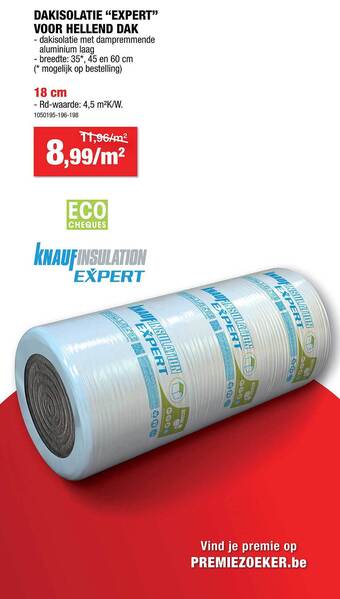 Hubo Dakisolatie expert voor hellend dak aanbieding