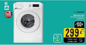 Cora Indesit wasmachine aanbieding