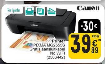 Cora Canon printer pixma aanbieding