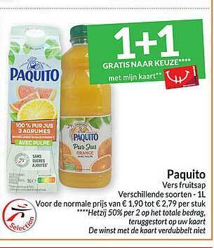 Intermarché Paquito aanbieding