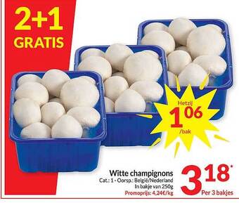Intermarché Witte champignons aanbieding