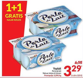 Intermarché Yoplait perle de lait aanbieding