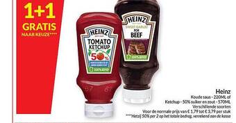 Intermarché Heinz koude saus aanbieding