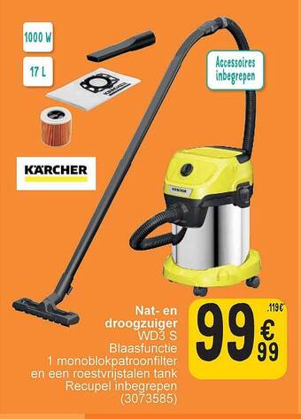 Cora Nat en droogzuiger aanbieding