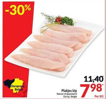 Intermarché Plakjes kip aanbieding