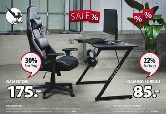 Jysk Nibe gamestoel, halsted gaming bureau aanbieding