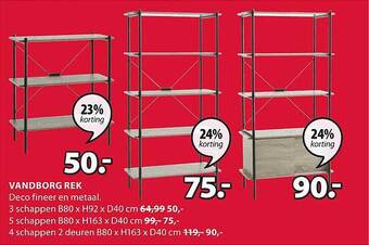 Jysk Vandborg rek aanbieding